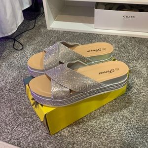 Like new Gorgeous Super Sparkly Sandals